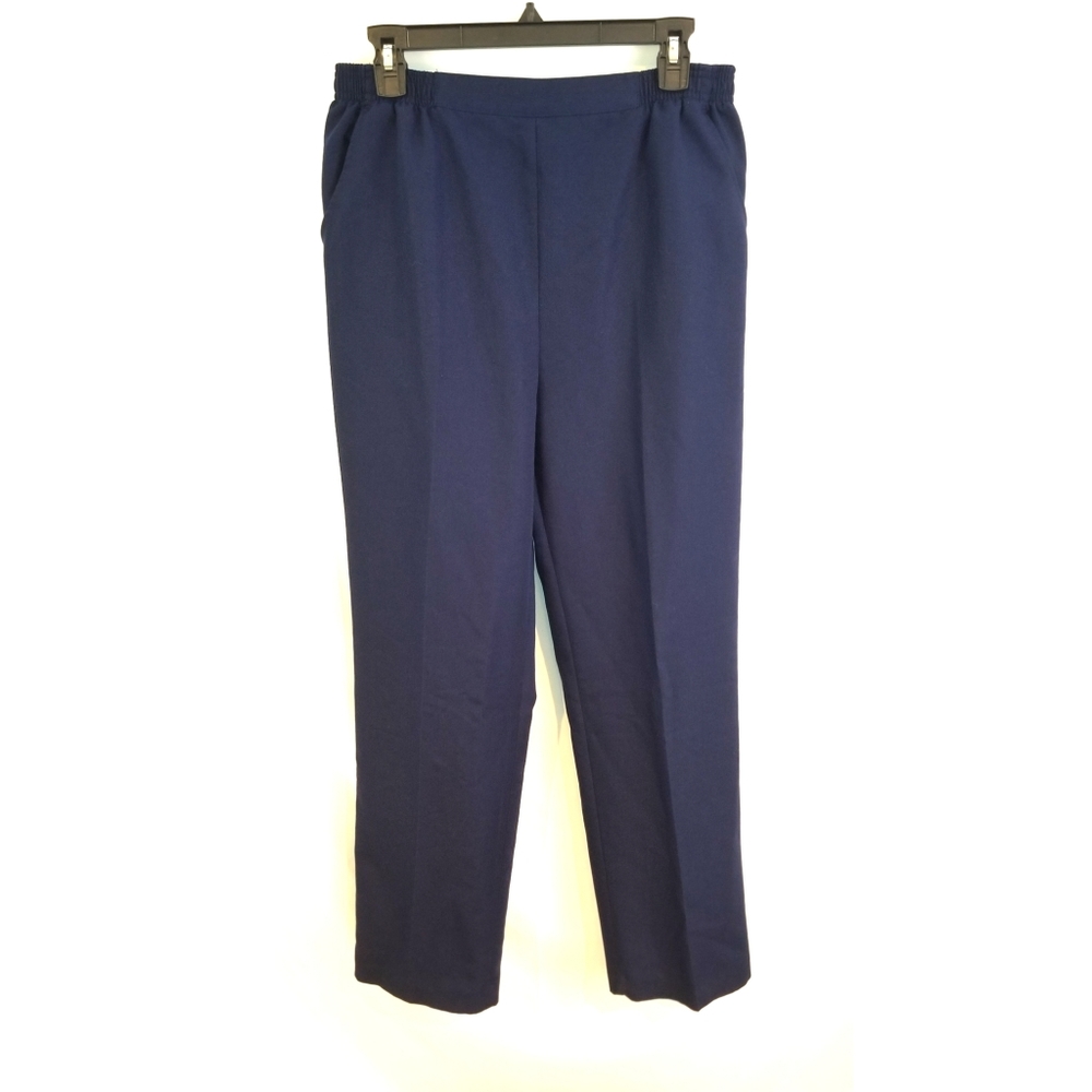 Draper's & Damons Size 14 Blue Dress Pants